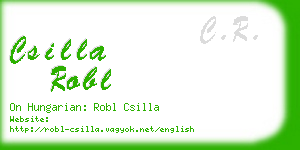 csilla robl business card